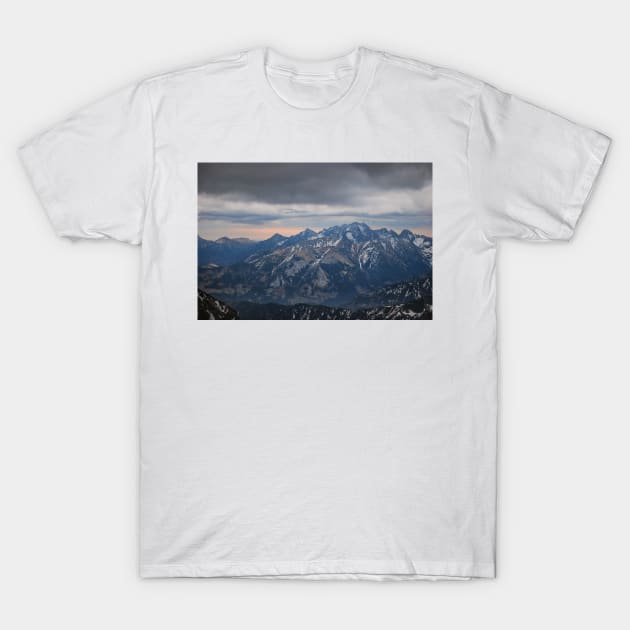 Mountain ridge T-Shirt by artesonraju